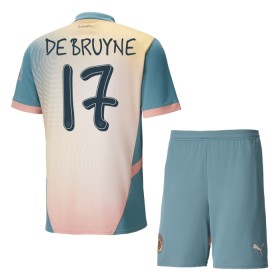 Camiseta Niño Manchester City De Bruyne 17 Cuarta 2024-25